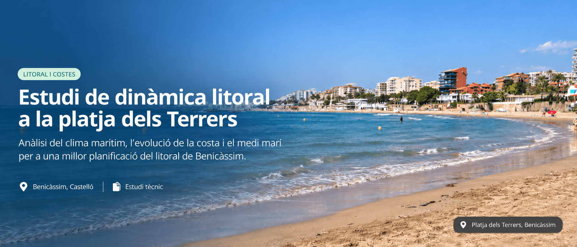 Estudi de la dinàmica litoral als Terrers, Benicàssim